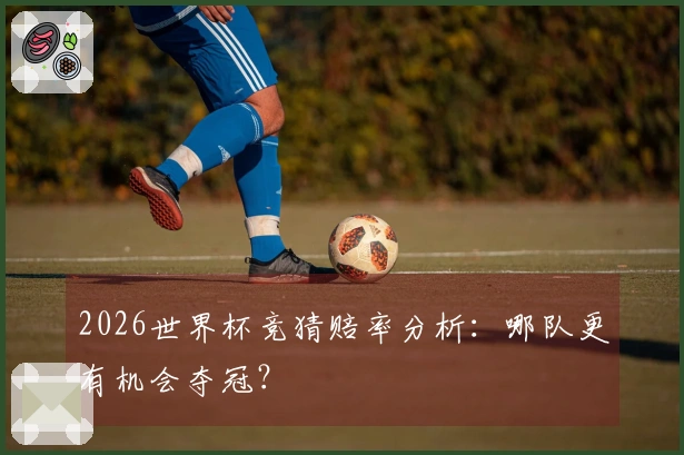 2026世界杯竞猜赔率分析：哪队更有机会夺冠？